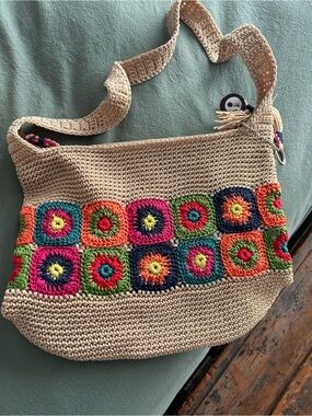 The Sak Colourful Crocheted Shoulder Bag